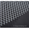 Stretch rhombique petit maillage de plaque en acier galvanisé